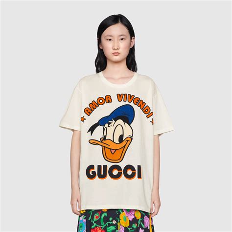 gucci donald duck fake t shirt|gucci donald duck t shirt.